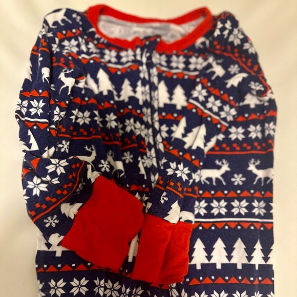 Deer Santa Romper Pajamas - Picture 3 of 5